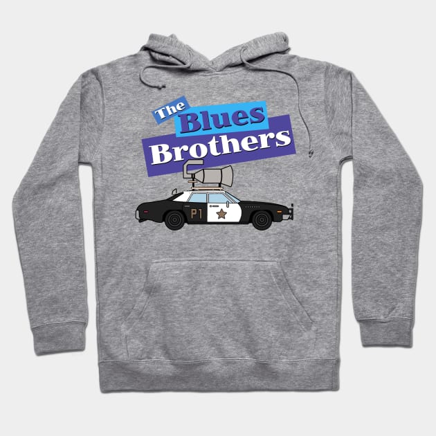 The Blues Brothers Car Hoodie by nataliawinyoto